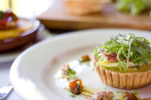 Goats cheese tart