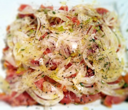 tuna bresaola carpaccio