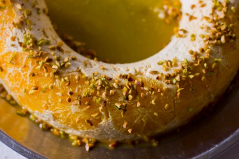 Baked Ricotta with Orange and Pistachio