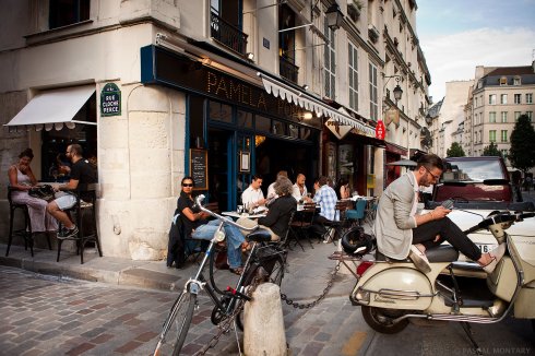 Outside Pamela Popo Paris. Photo by Pascal Montary