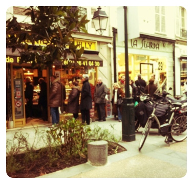 Paris bread queue