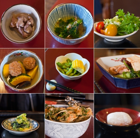 Degustation menu at Yamashita